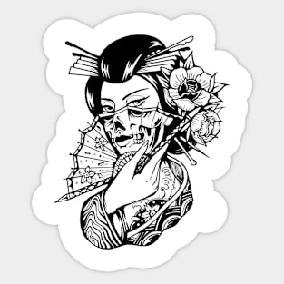 Geisha by Digent.ink Sticker